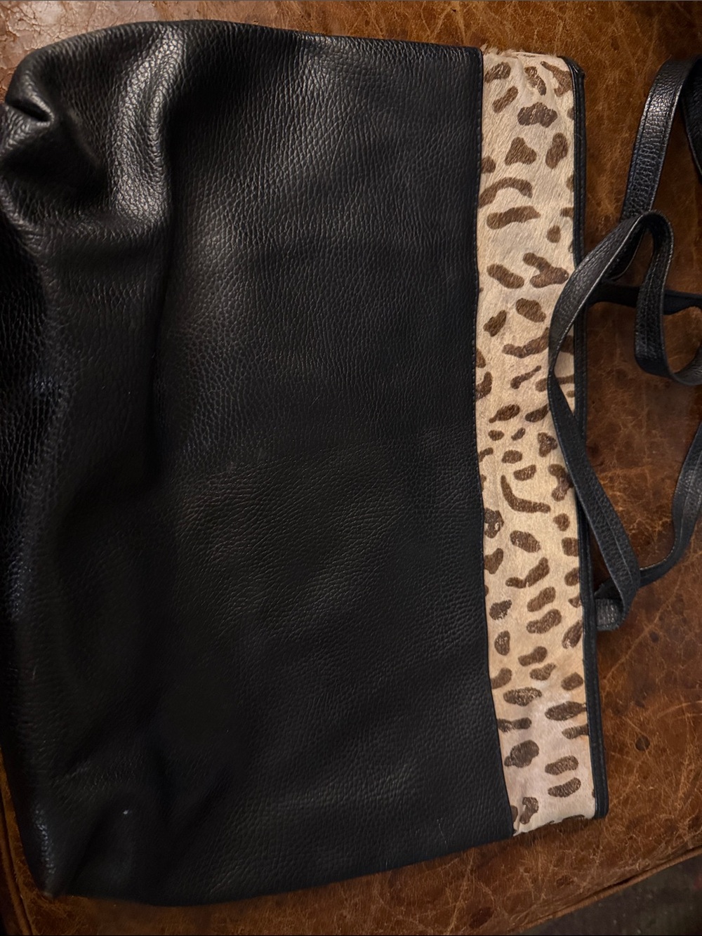 Vintage Georgetown Leather Italian Pebbled Tote Bag